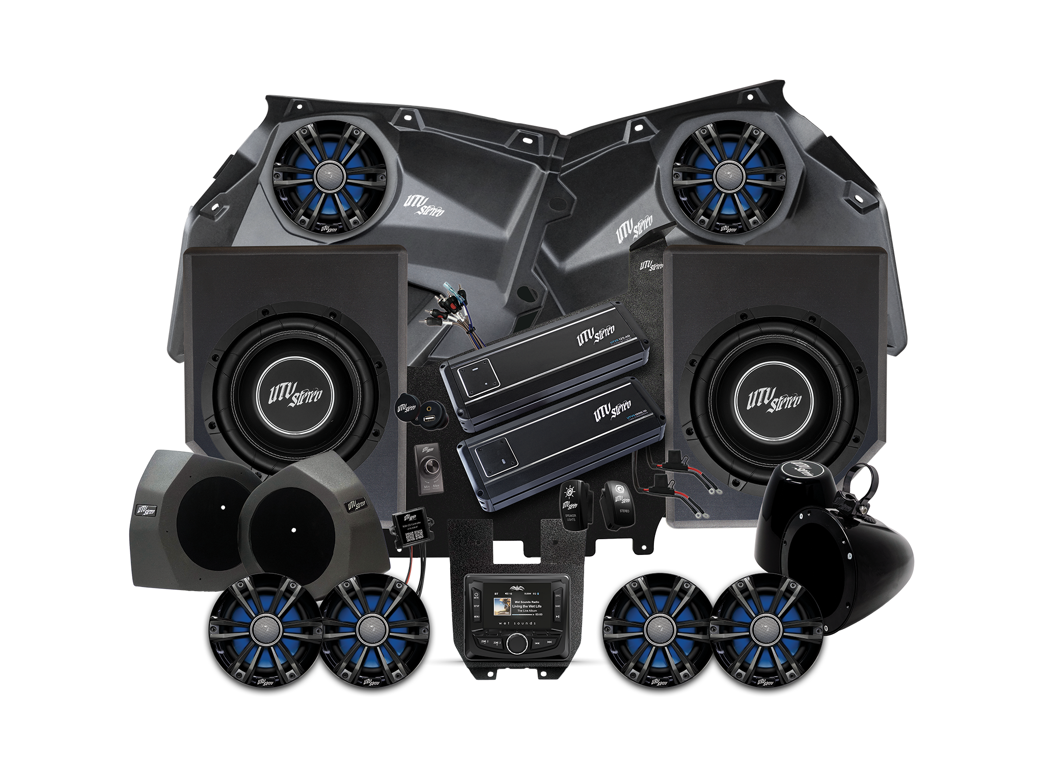 Can-Am® X3 Signature Series Stage 7 Stereo Kit | UTVS-X3-S7-S