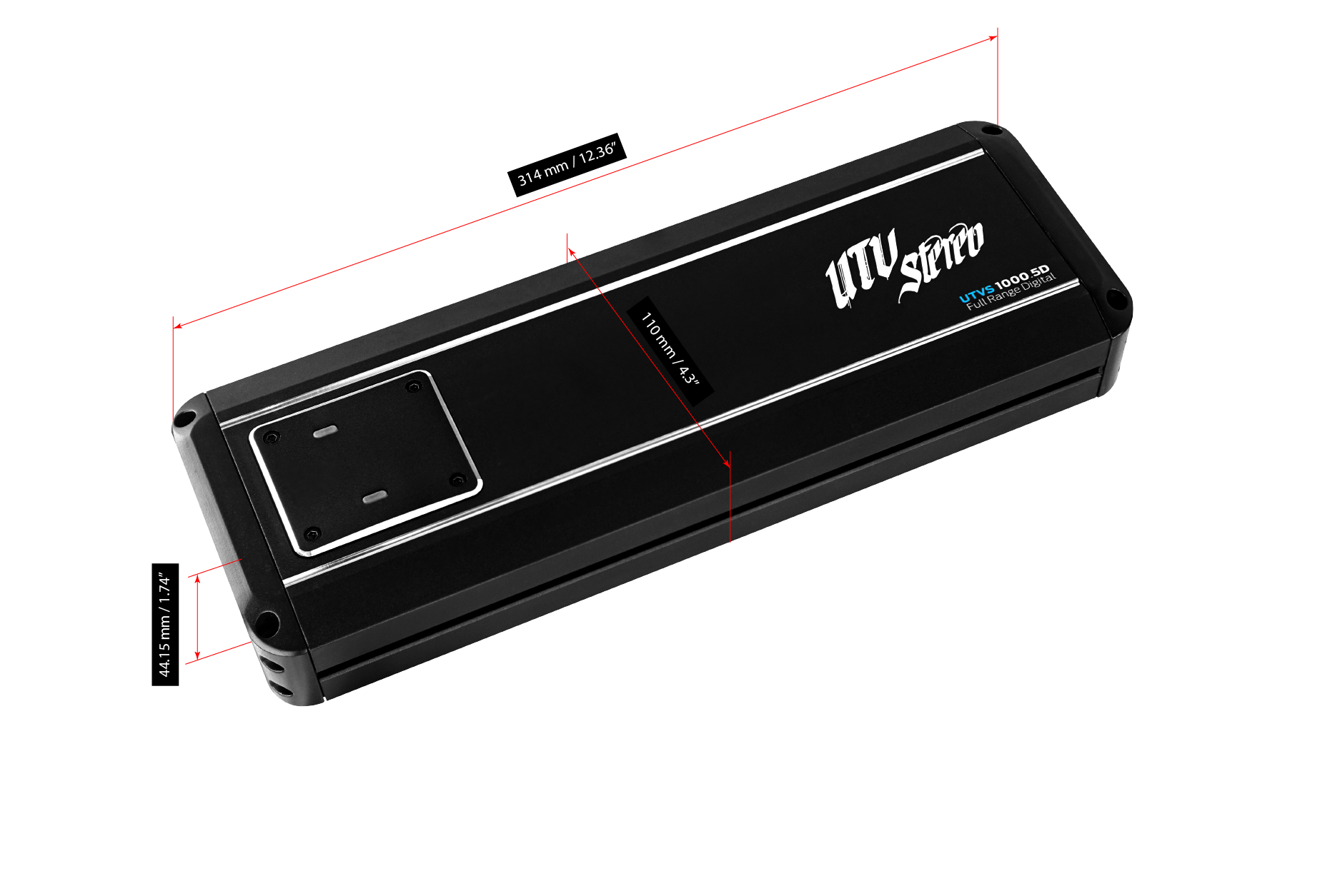 Signature Series 1000W 5-Channel Amplifier | UTVS1000.5D Kawasaki