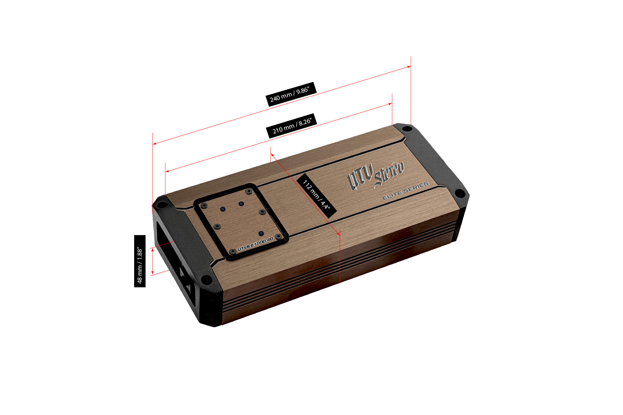 Elite Series 1000W 4-Channel Amplifier | UTVS-E1000.4D Kawasaki