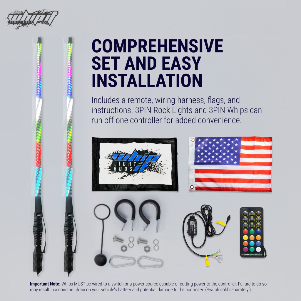 MAGLINK LED Whips: Illuminate Your Adventure with Ease!