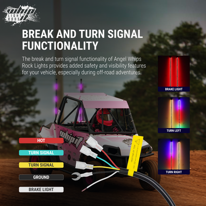 Angel LED Whips: Illuminate Your Journey with COB Technology!
