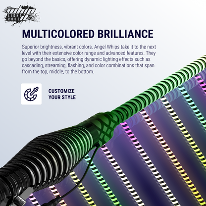 Angel LED Whips: Illuminate Your Journey with COB Technology!