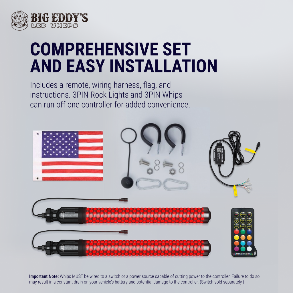 Big Eddy’s Girth Certified Whips: More Girth. More Glow. No Apologies.