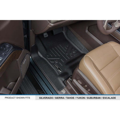 SMARTLINER Floor Liners for Double Cab 2019 Chevrolet Silverado 1500 LD (No OTH)