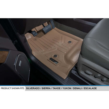 SMARTLINER Floor Liners for Double Cab 2019 Chevy Silverado 1500 LD (Bucket)