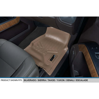 SMARTLINER Floor Liners for Double Cab 2019 Chevrolet Silverado 1500 LD (No OTH)