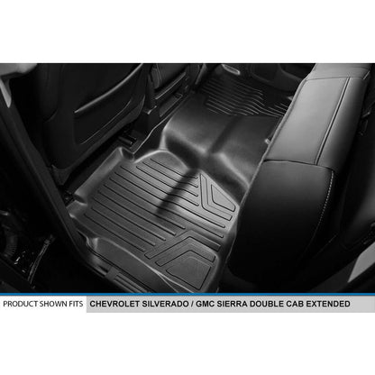 SMARTLINER Floor Liners for Double Cab 2019 Chevrolet Silverado 1500 LD (No OTH)