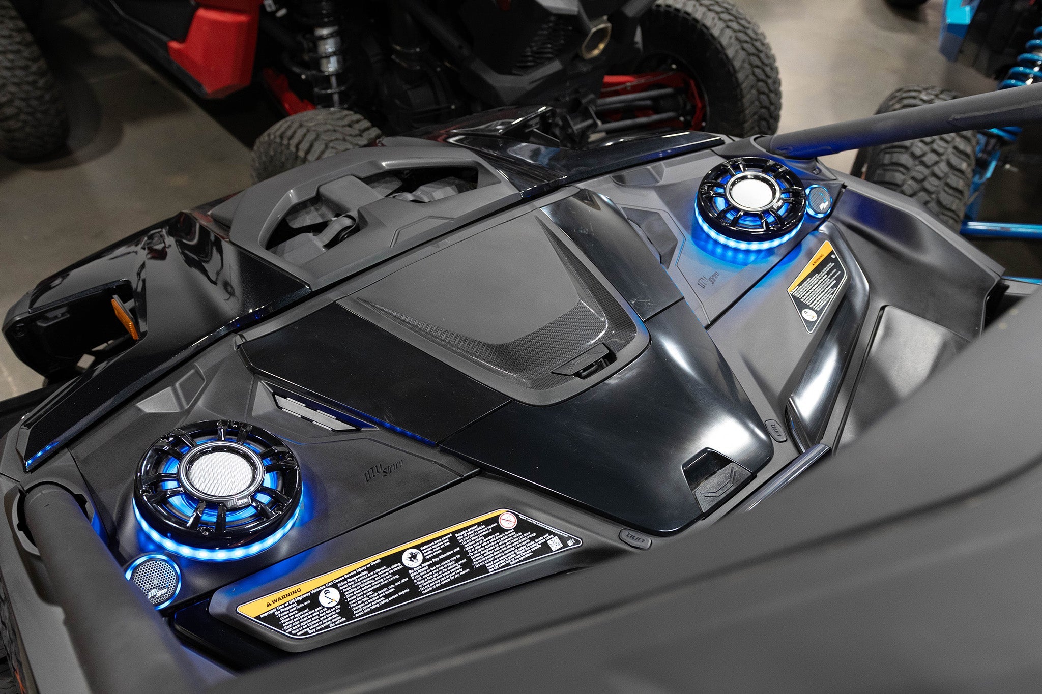 Can-Am® Maverick R 6.5" Dash Panel Speaker Mounts | UTVS-R-DP65