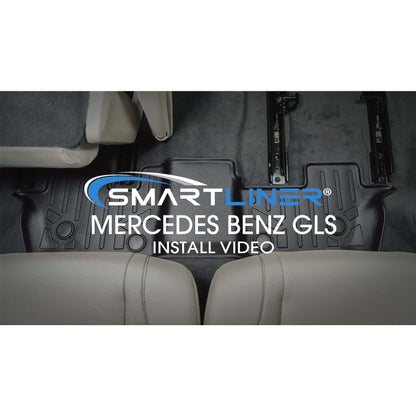 SMARTLINER Floor Liners for 2020-2024 Mercedes-Benz GLS-Class 7 Passenger (2nd Row Bench)