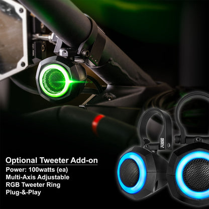 2014-2023 Polaris RZR V-Spec 5-Speaker Plug-&-Play Kit for Ride Command