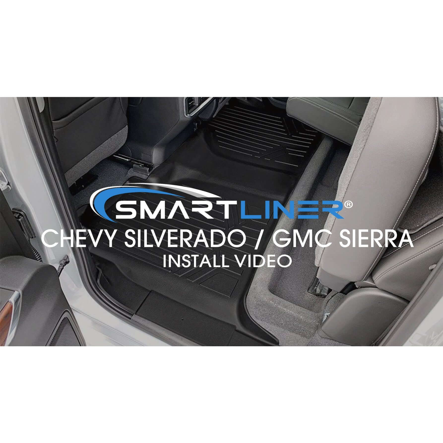SMARTLINER Floor Liners for Double Cab 2019 Chevrolet Silverado 1500 LD (No OTH)