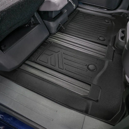SMARTLINER Custom Fit Floor Liners For 2021-2026 Toyota Sienna with 2nd Row Bucket Seats and Spare Tire