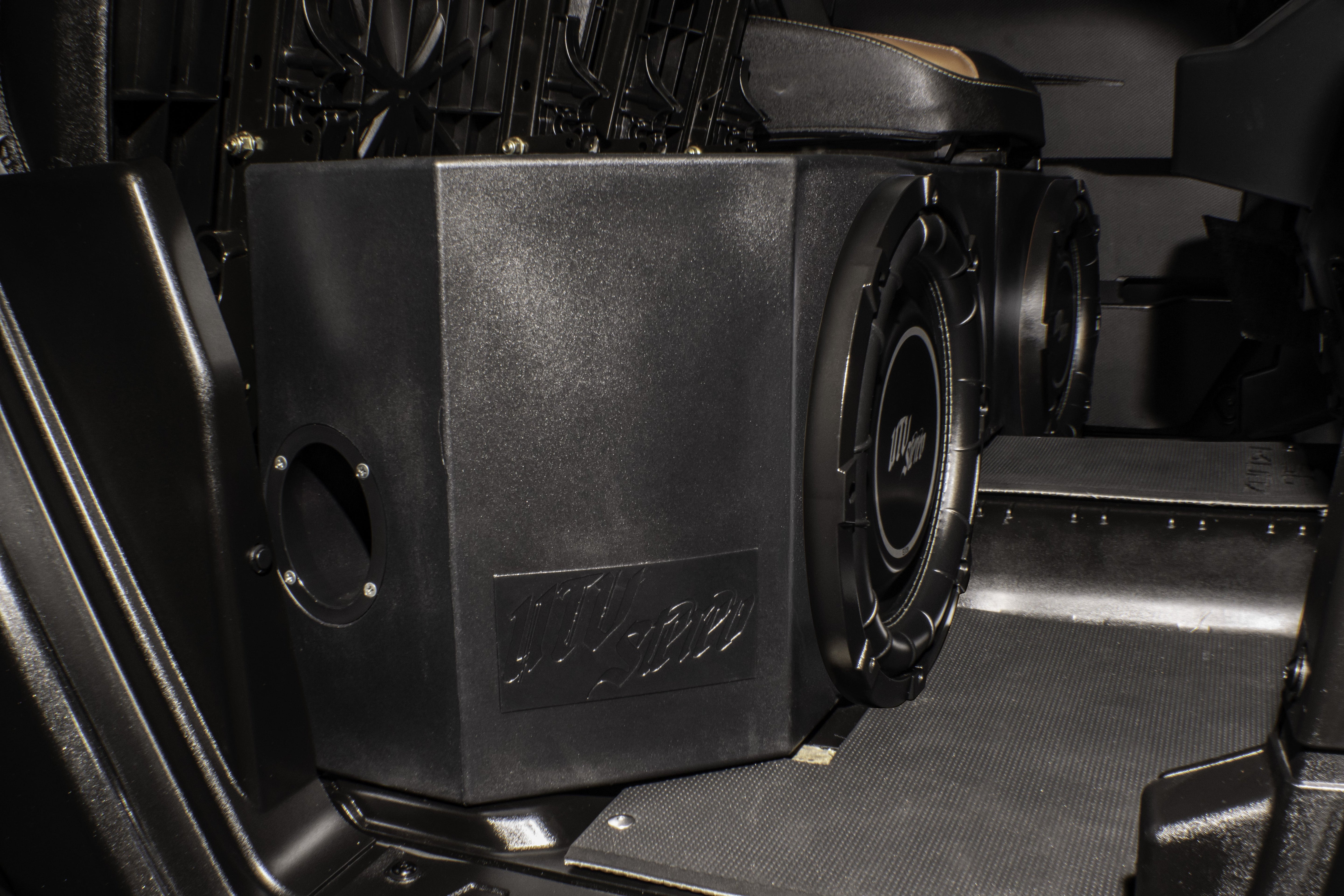 Can-Am® Defender HD10 Vented 10" Driver Subwoofer Enclosure Unloaded | UTVS-DEF-VENC-DRIVER