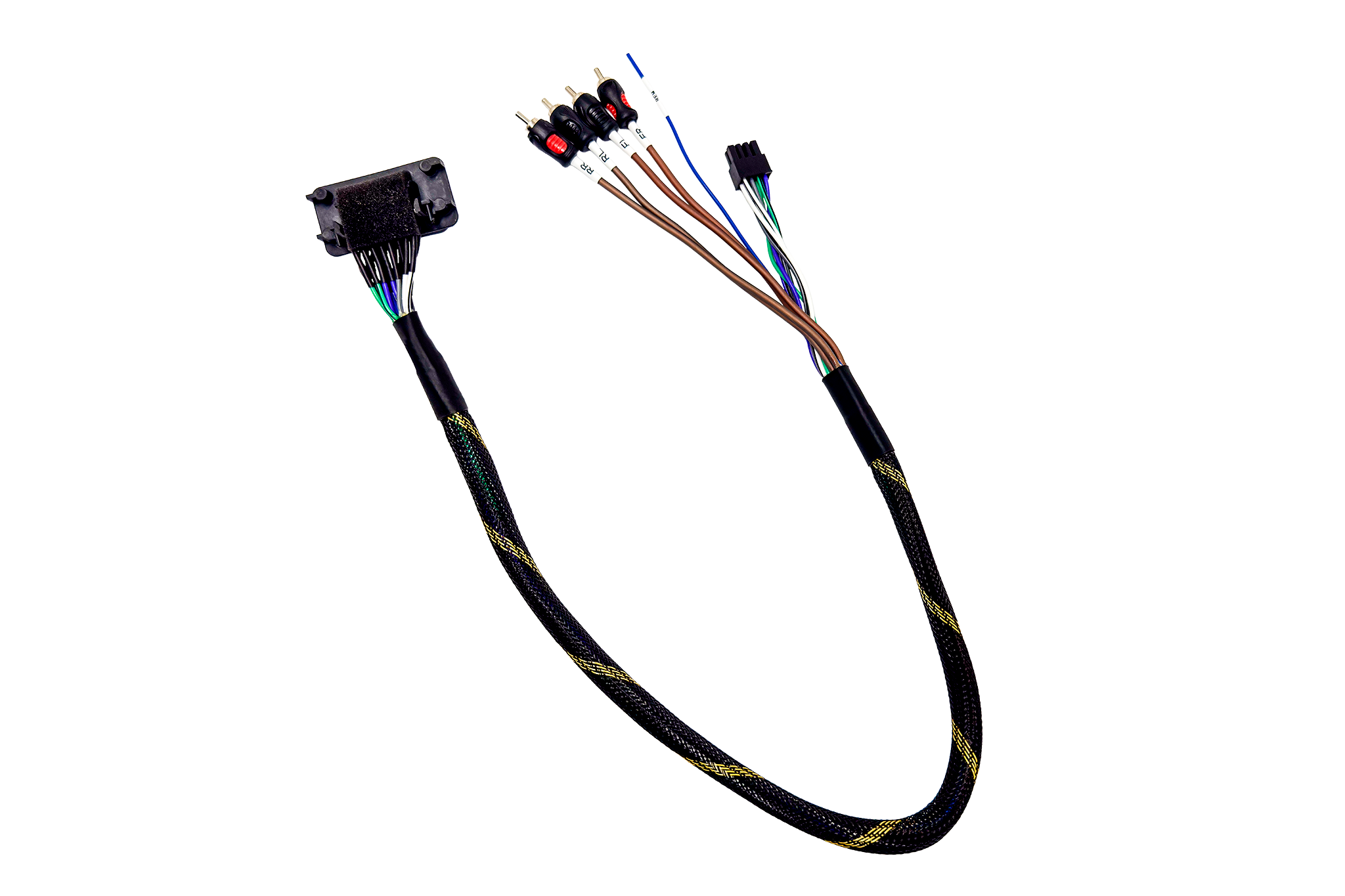'20-'26 RZR® Pro Series Ride Command Front & Rear RCA Output + Speaker Wire & Remote | UTVS-PRO-RC-RCA-OUT