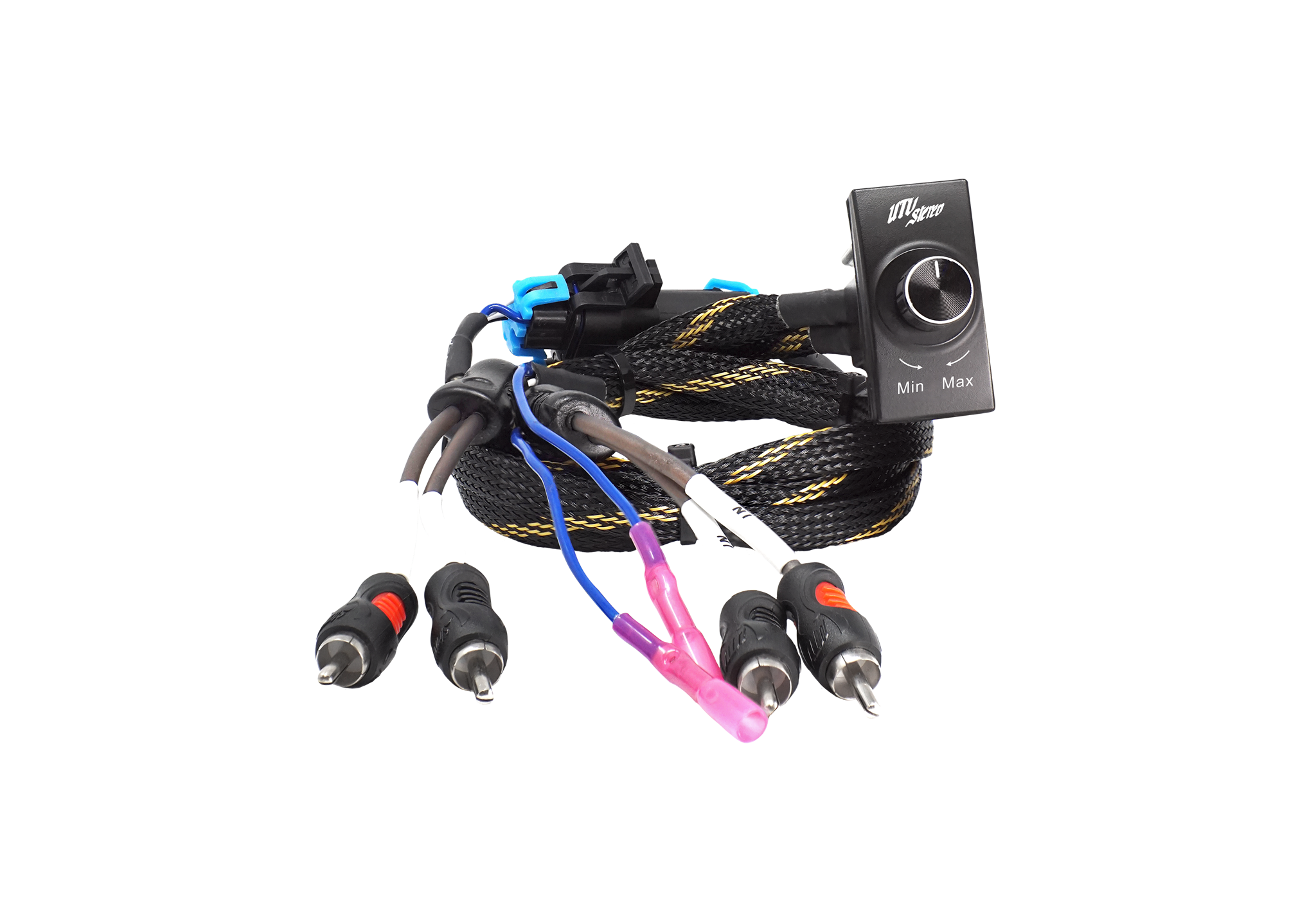 Can-Am® Maverick R BRP GO Subwoofer RCA Output Harness + Remote | UTVS-R-GO-SUB-OUT