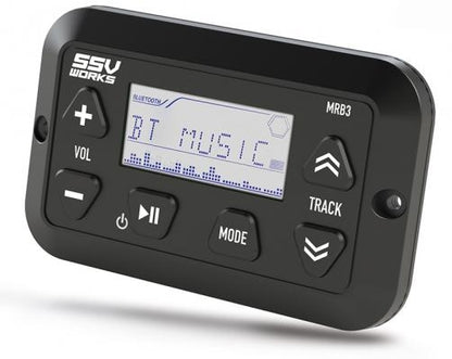 SSV Works Panel Mount Bluetooth Media Controller With LCD Display