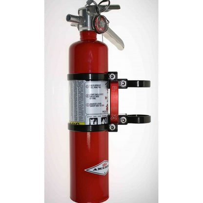 Quick release fire extinguisher mount w/ 2.5lb extinguisher