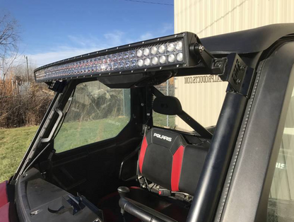 Pro-Fit Cage 50" Light Bar Bracket For Polaris Ranger XP 570, 900, 1000 Crew - No Drilling