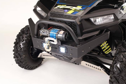 EMP RZR Extreme Front Bumper / Brush Guard with Winch Mount (XP1K, 2016-18 RZR 1000-S and 2016-18 RZR 900) With LED Lights