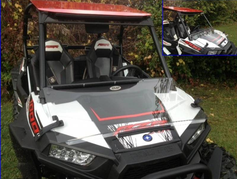 EMP RZR XP1000 (XP1K) and RZR 900 Flip Down Hard Coat Windshield