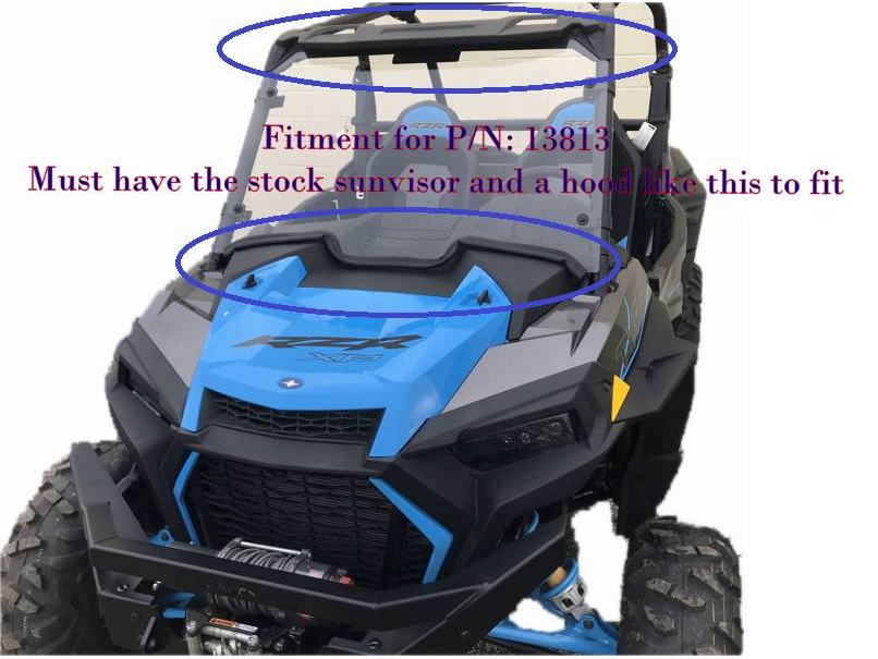 EMP 2019-21 RZR XP1000 and RZR Turbo Full Windshield