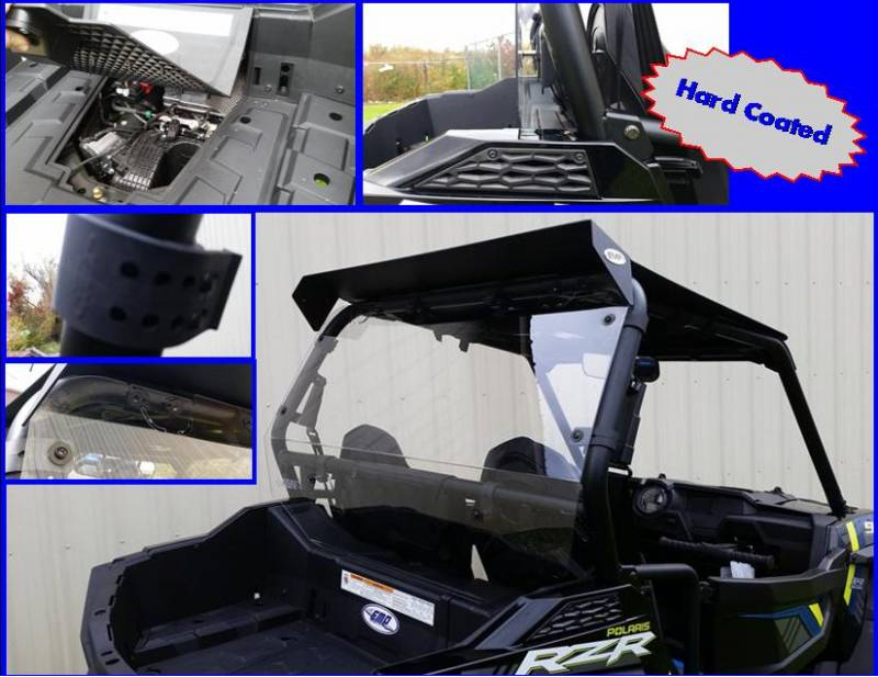 EMP RZR 900 and RZR-S 1000 Hard Coated Cab Back / Dust Stopper