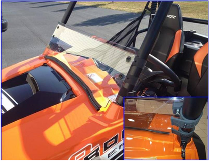 EMP RZR Half Windshield / Wind Deflector (Hard Coated-both sides)