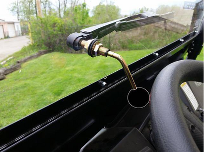 EMP Hand Operated UTV Wiper for Hard Coated Poly Windshields Only