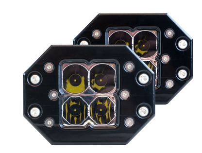 HERETIC 6 SERIES QUATTRO LIGHT: FLUSH MOUNT (single)