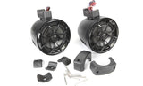 Wet Sounds RECON 6 POD-BG 6-1/2" wakeboard tower speakers (Black w/ Open Black Grille)